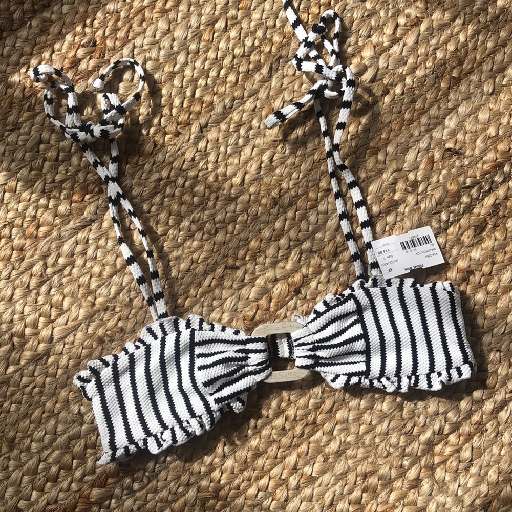 Blue Life Majorca Bikini Stripe Top SMALL